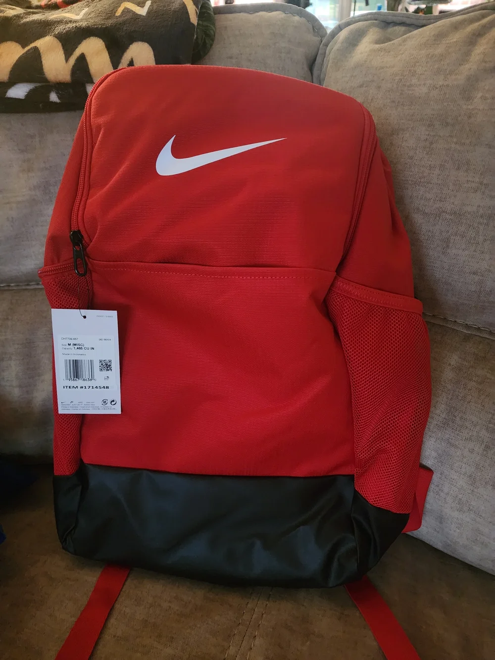 Nike Red Swoosh Backpack